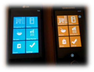 Windows Phone Metro interface
